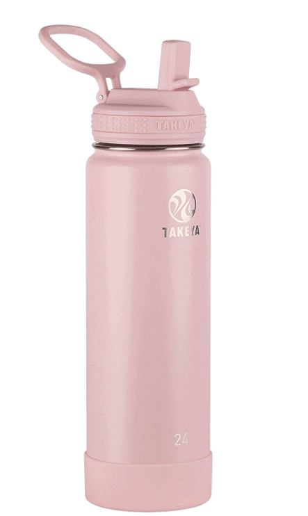 pink water bottle from Amazon
