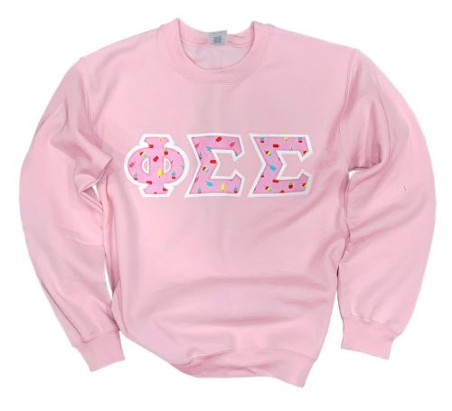 Custom sorority sweatshirt from Greek Gear