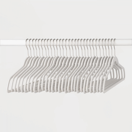 Best dorm organization tips: Get slimline hangers for your closet