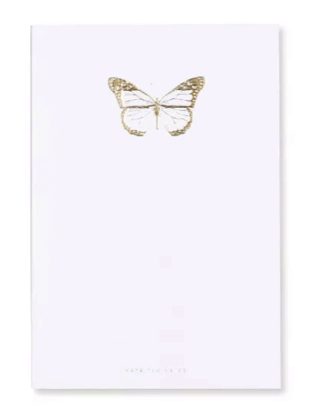 white butterfly journal