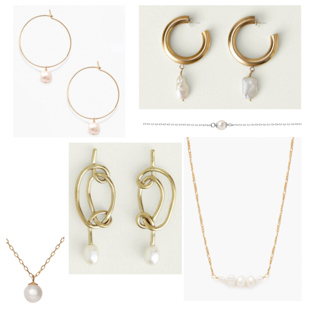 Timeless jewelry - roundup of pearl earrings and necklaces