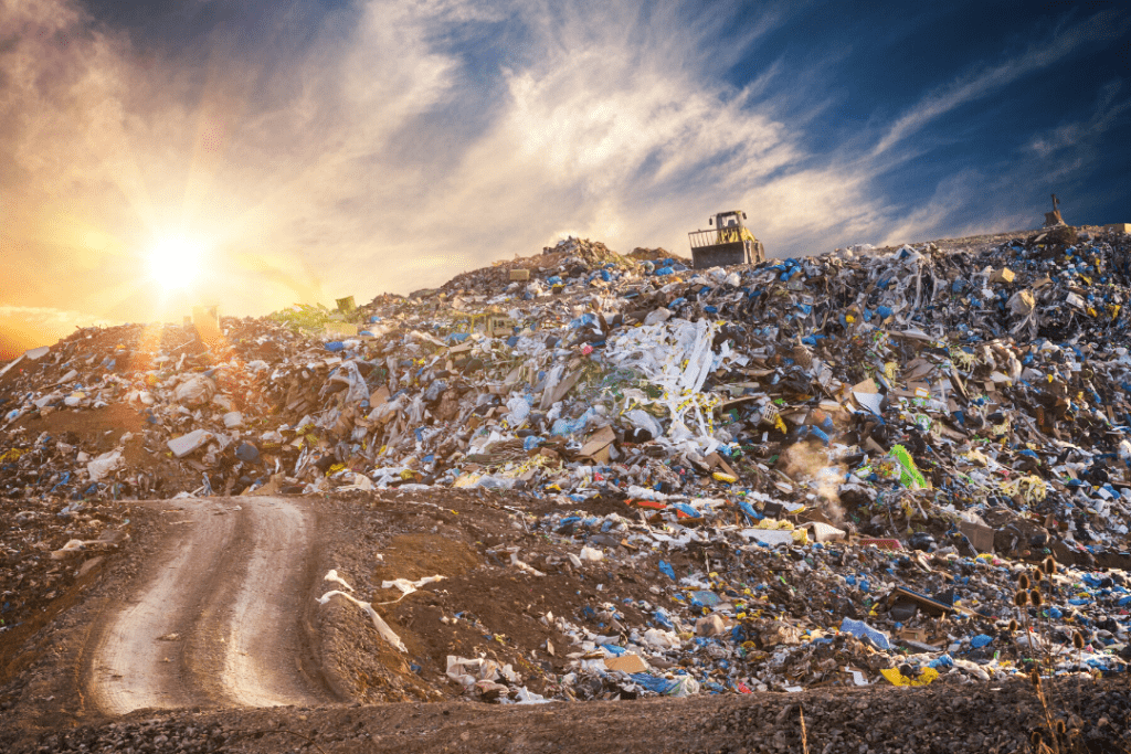Photo of a landfill