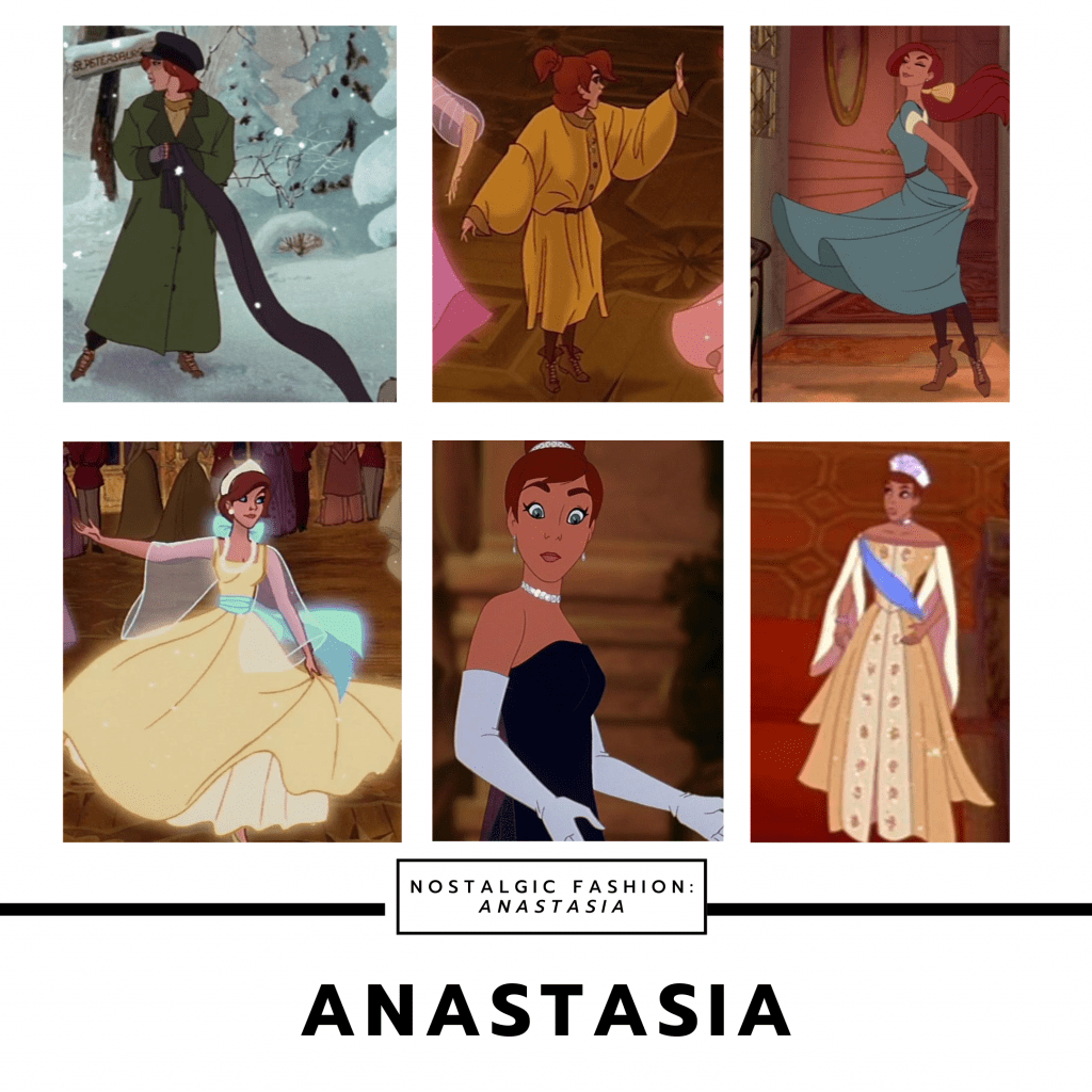 Nostalgic Fashion Outfits Inspired by Anastasia College Fashion
