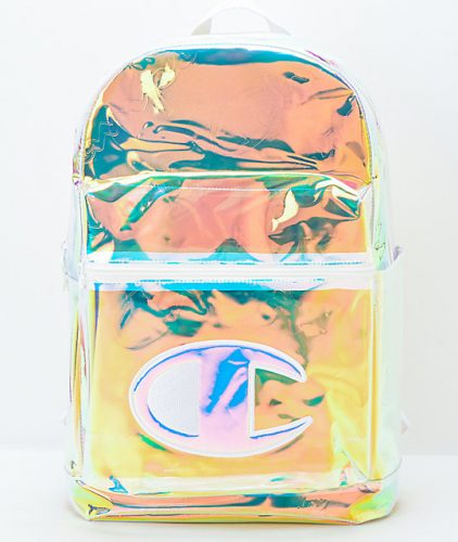 bright, iridescent Champion backpack