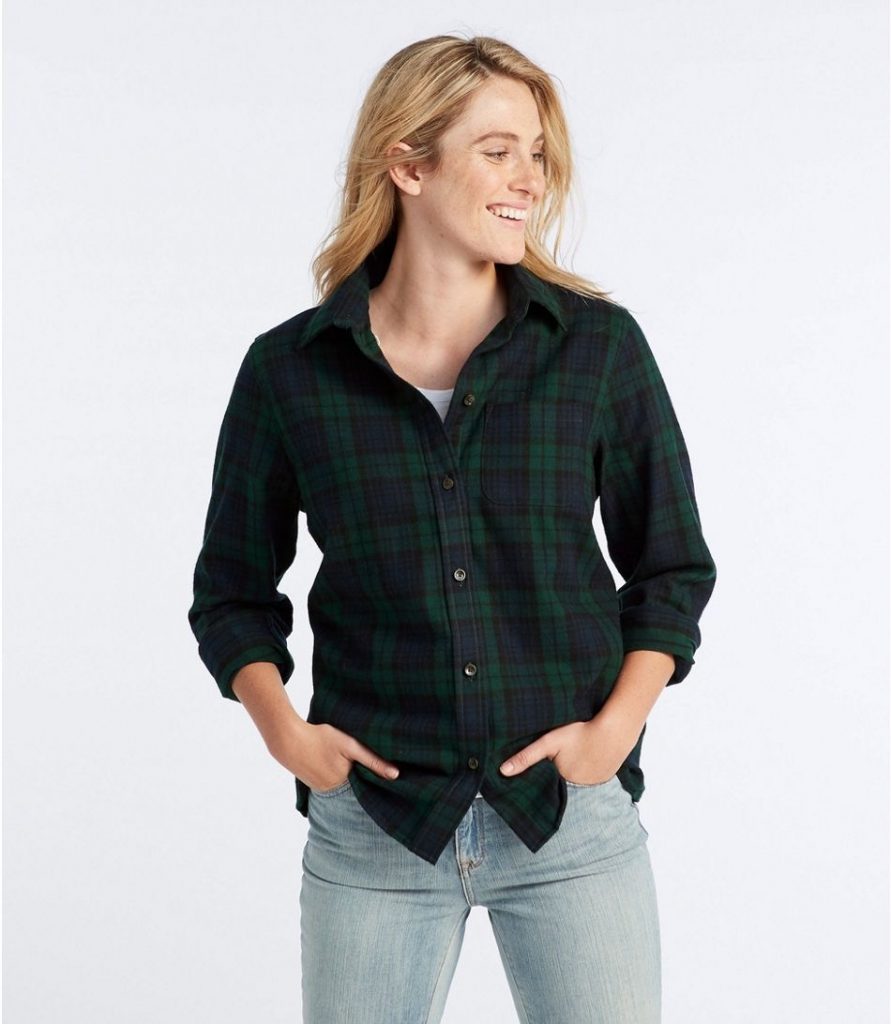 Product photo of an L.L. Bean flannel