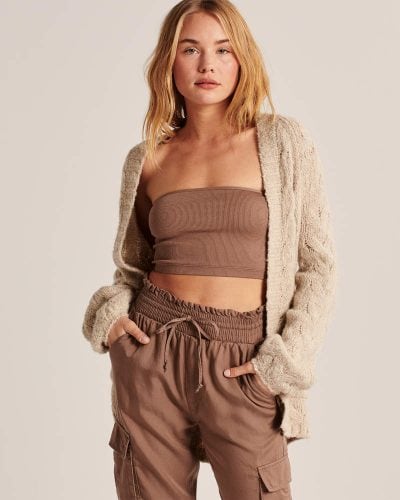 Earth tone fashion guide: Mushroom brown tube tank