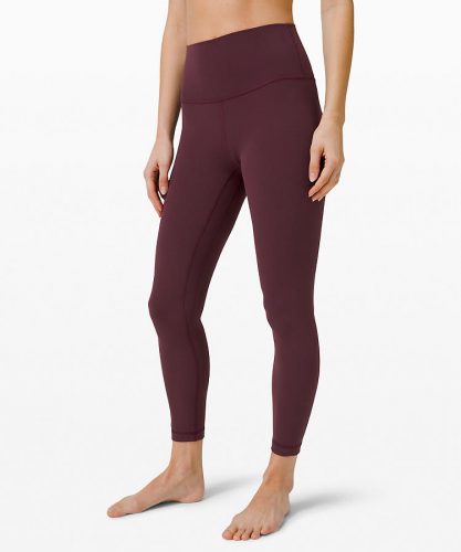 Lululemon align pants in burgundy  - Earth tone fashion guide