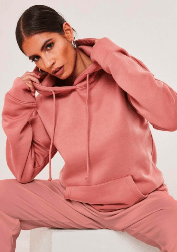 Missguided rose sweat set  - Earth tone fashion guide