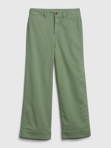 Earth tone fashion guide: Gap sage green trousers