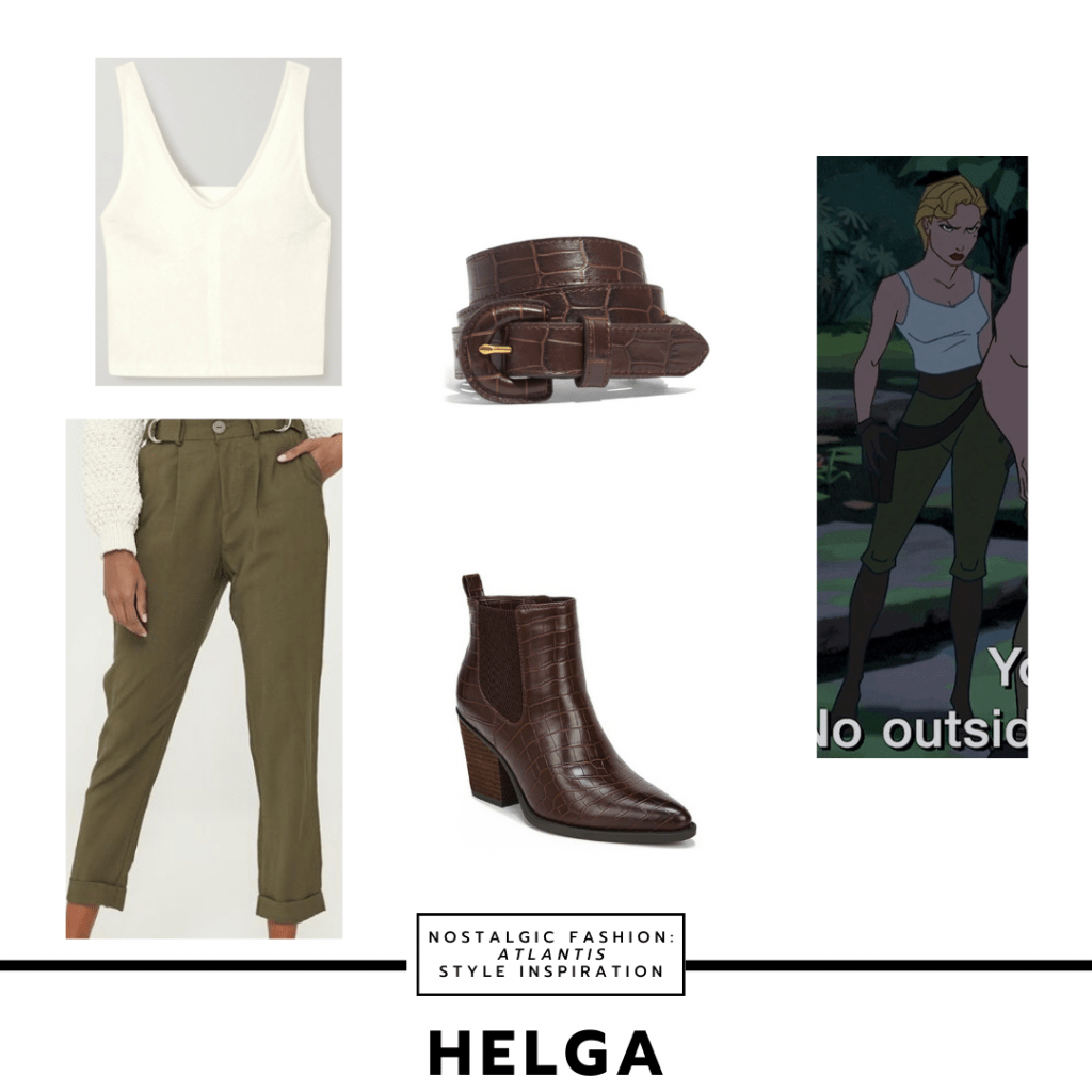 Outfit inspired by Helga's style from Atlantis the Lost Empire