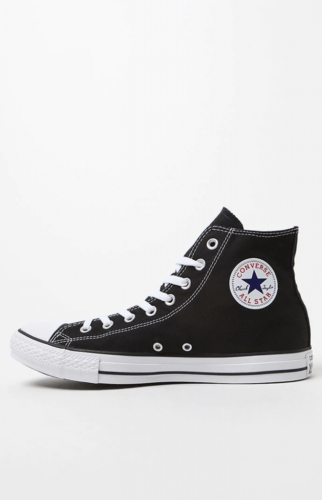 Converse chucks in black high top