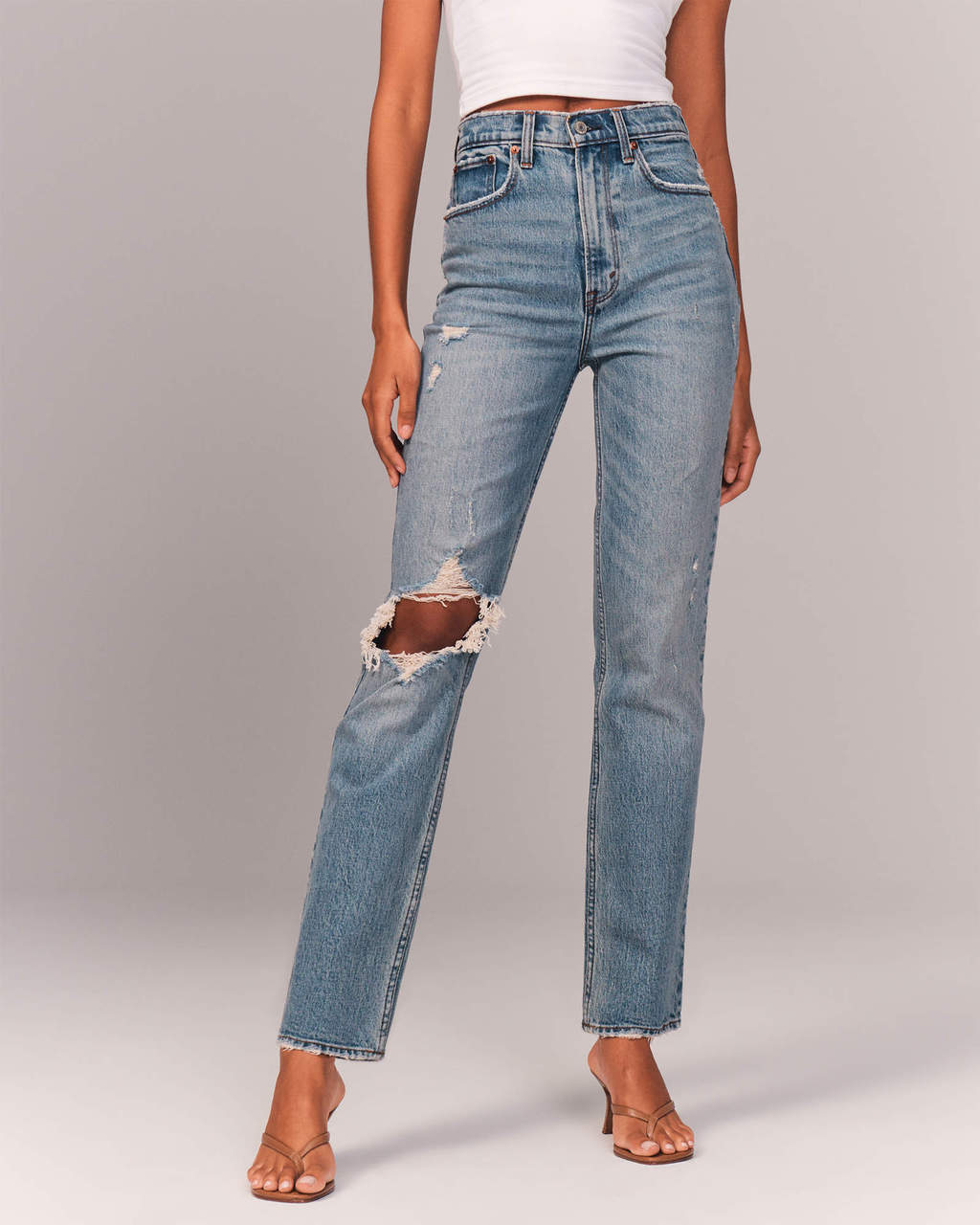 90s Ultra High Rise Straight Jeans