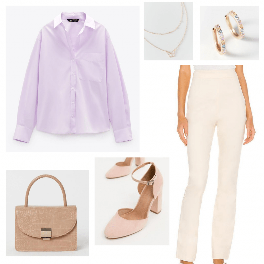 Education and healthcare outfit - purple 