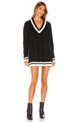 supernowa Shawnie Varsity Sweater Dress