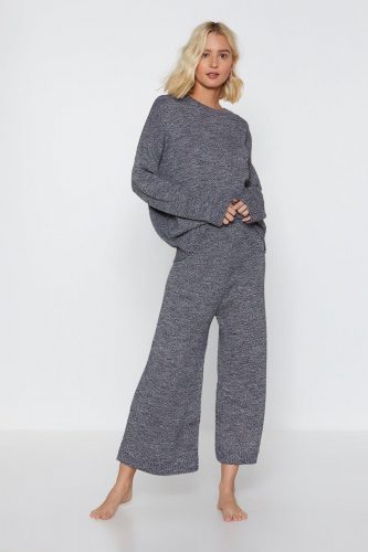 Cozy loungewear picks - Nasty Gal You've Met Your Match Knitted Sweater and Pants Set