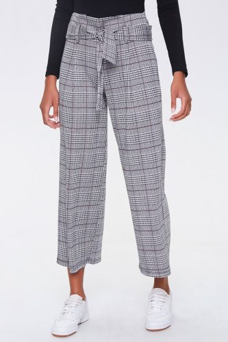 Forever 21 Glen Plaid Ankle Pants