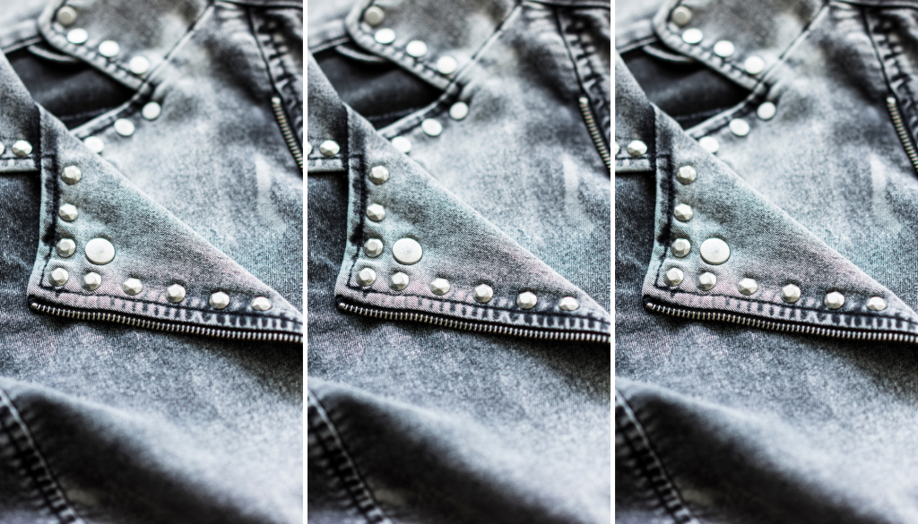 DIY jeans ideas we love - photo of studded jeans