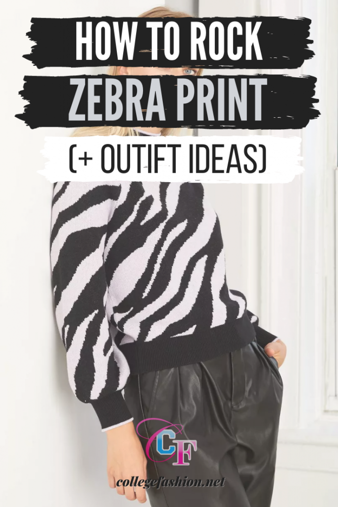 How to rock zebra print - outfit ideas