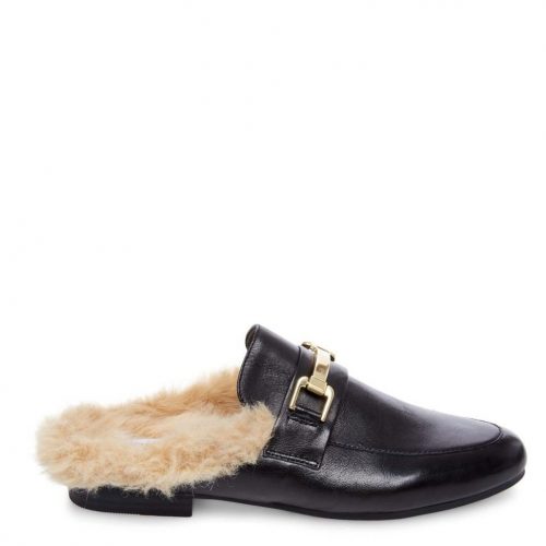 Faux fur fashion - steve madden faux fur loafer mules