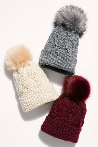 Free People Pinnacle Pom Beanie Hat