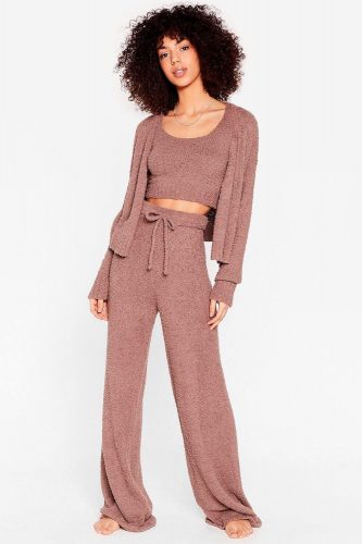 Cozy lounge set from Nasty Gal