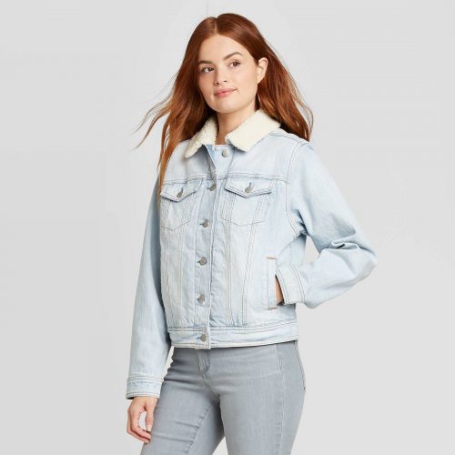 Target Denim Sherpa Jacket