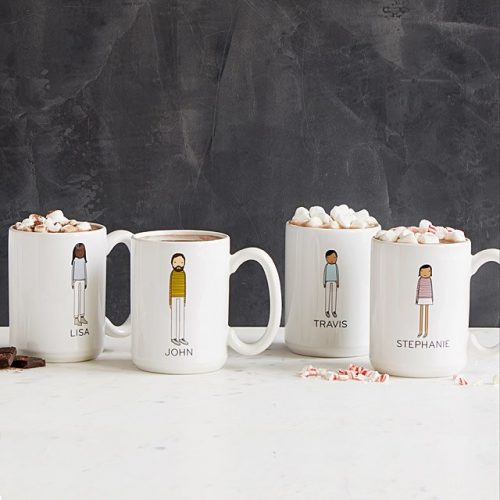 Personalized family mugs