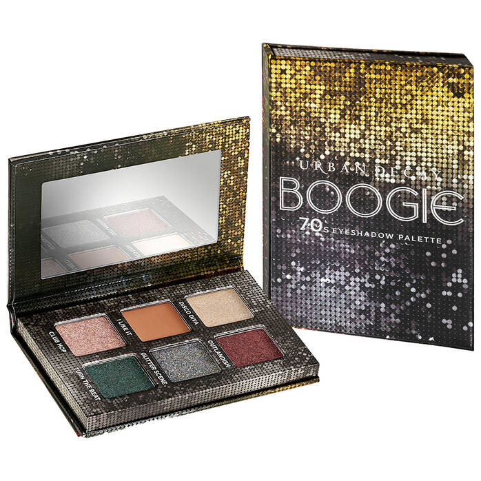 Product photo of the Urban Decay Decades Mini Eyeshadow Palette in "Boogie"