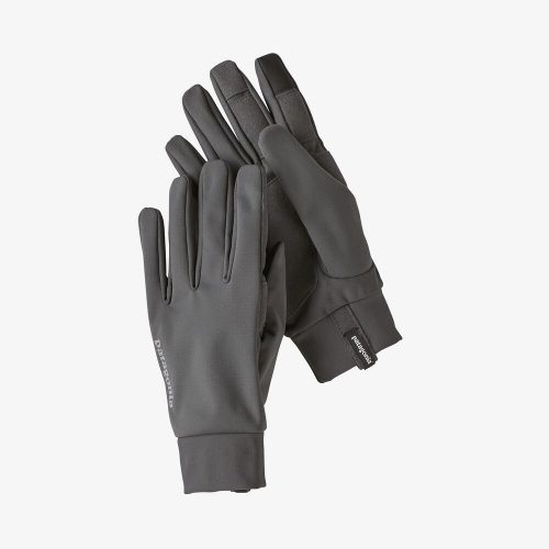 Black ski gloves from Patagonia