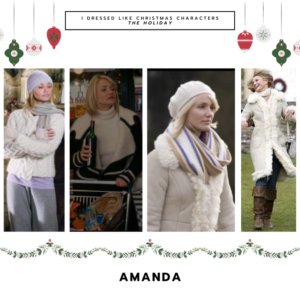 Amanda in The Holiday, played by Cameron Diaz