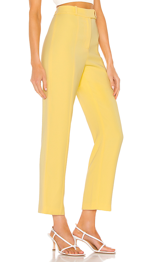 color trends 2021, cropped yellow pant