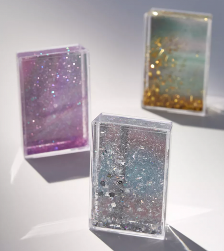 Mini glitter picture frames set from Urban Outfitters