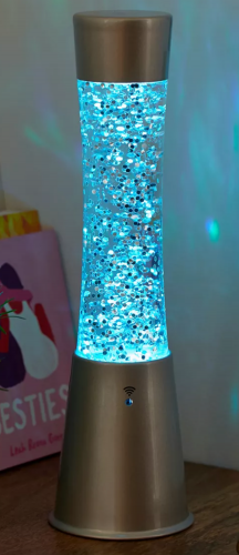 Color-changing glitter lamp from Urban Outfitters
