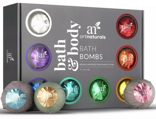 Bath bomb set from Art Naturals