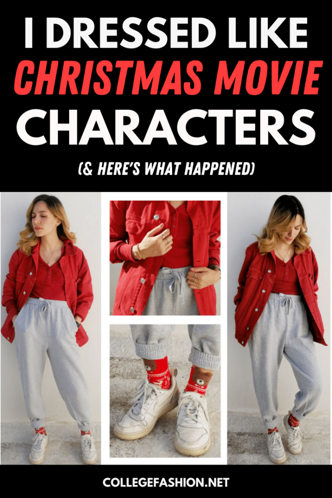 Christmas movie outfits: I dressed like Christmas movie characters every day for a week and here's what happened