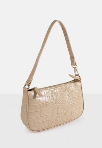 Missguided Croc Shoulder Bag