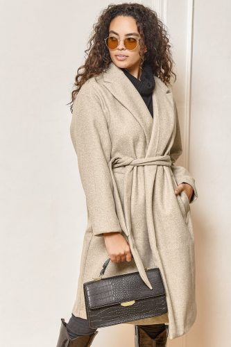 Lulu's Belted Long Jacket