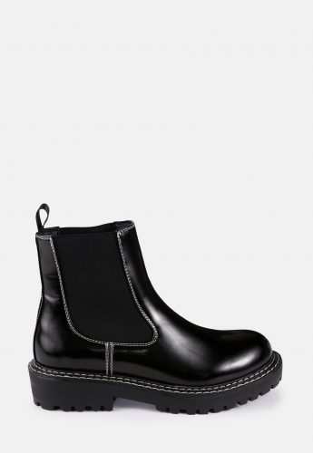 Missguided Sole Stitch Chelsea Boots