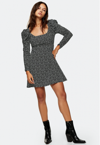 Topshop Long Sleeve Teadress at Nordstrom 