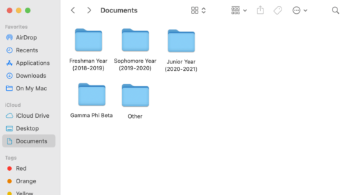 Computer folder organization tip