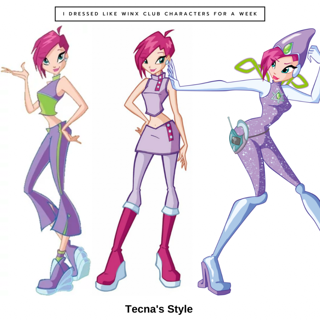 Tecna's style from Winx Club