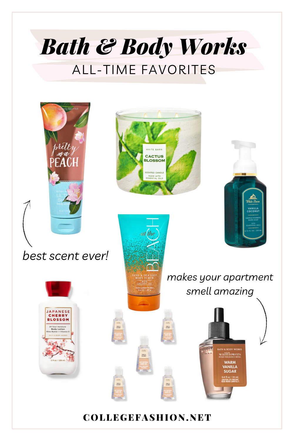 bath and body works products