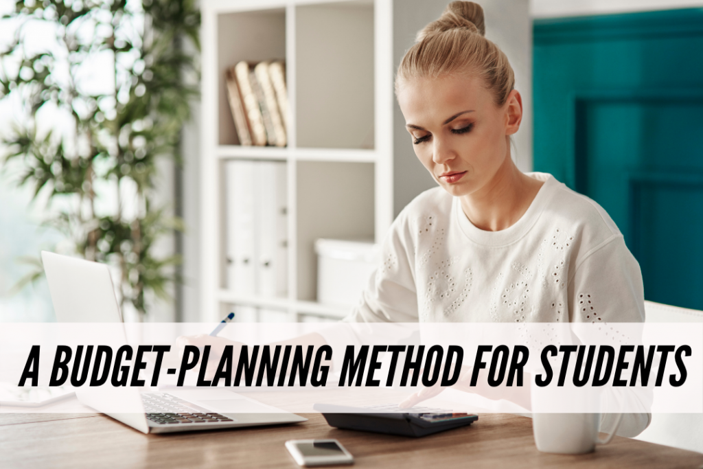 A budget planning method for students