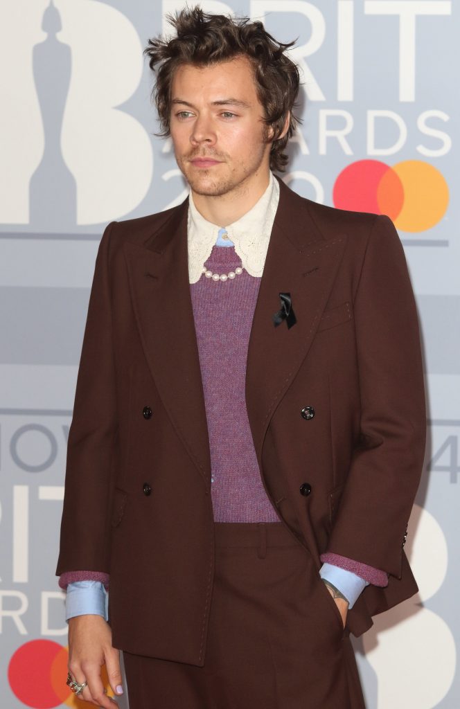 Harry Styles at the 2020 brit awards