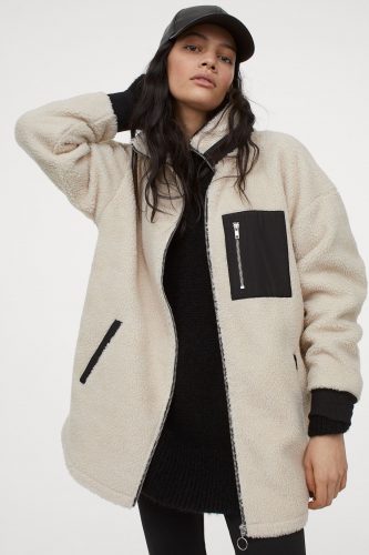 H&M Faux Shearling Jacket