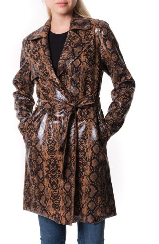 Nordstrom Faux Snakeskin Trench Coat