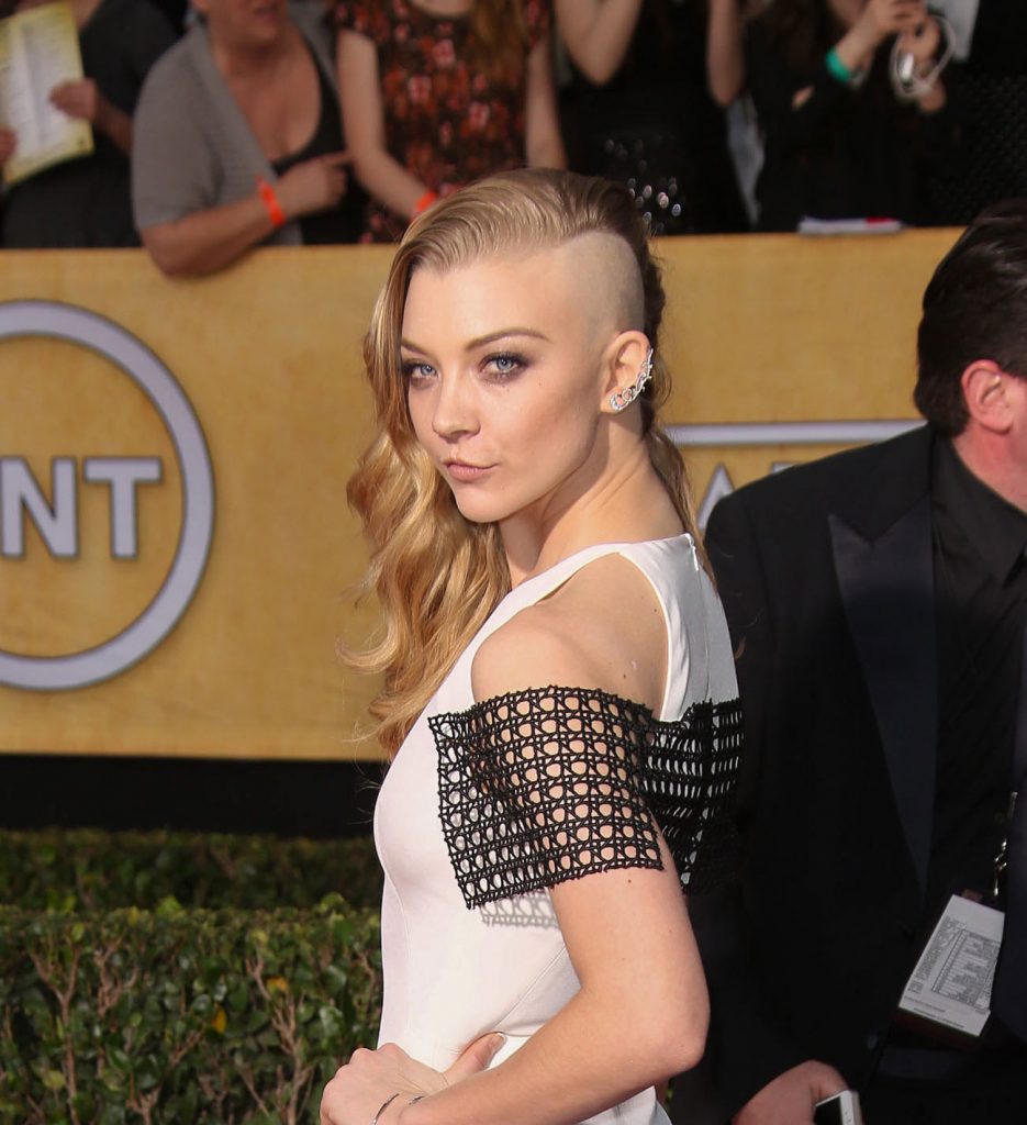 Natalie Dormer with an undercut