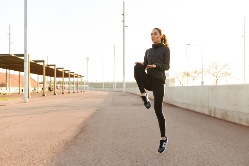 Woman exercising