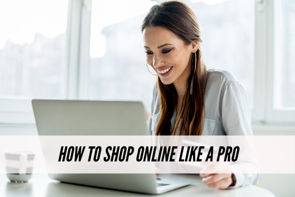 How to shop online like a pro - photo of a woman shopping online