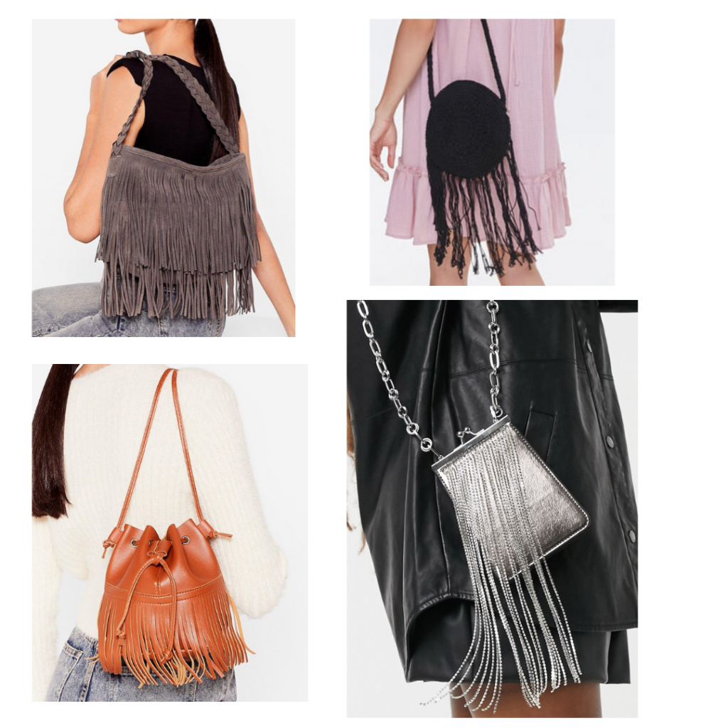 2021 fashion trend - fringe handbags